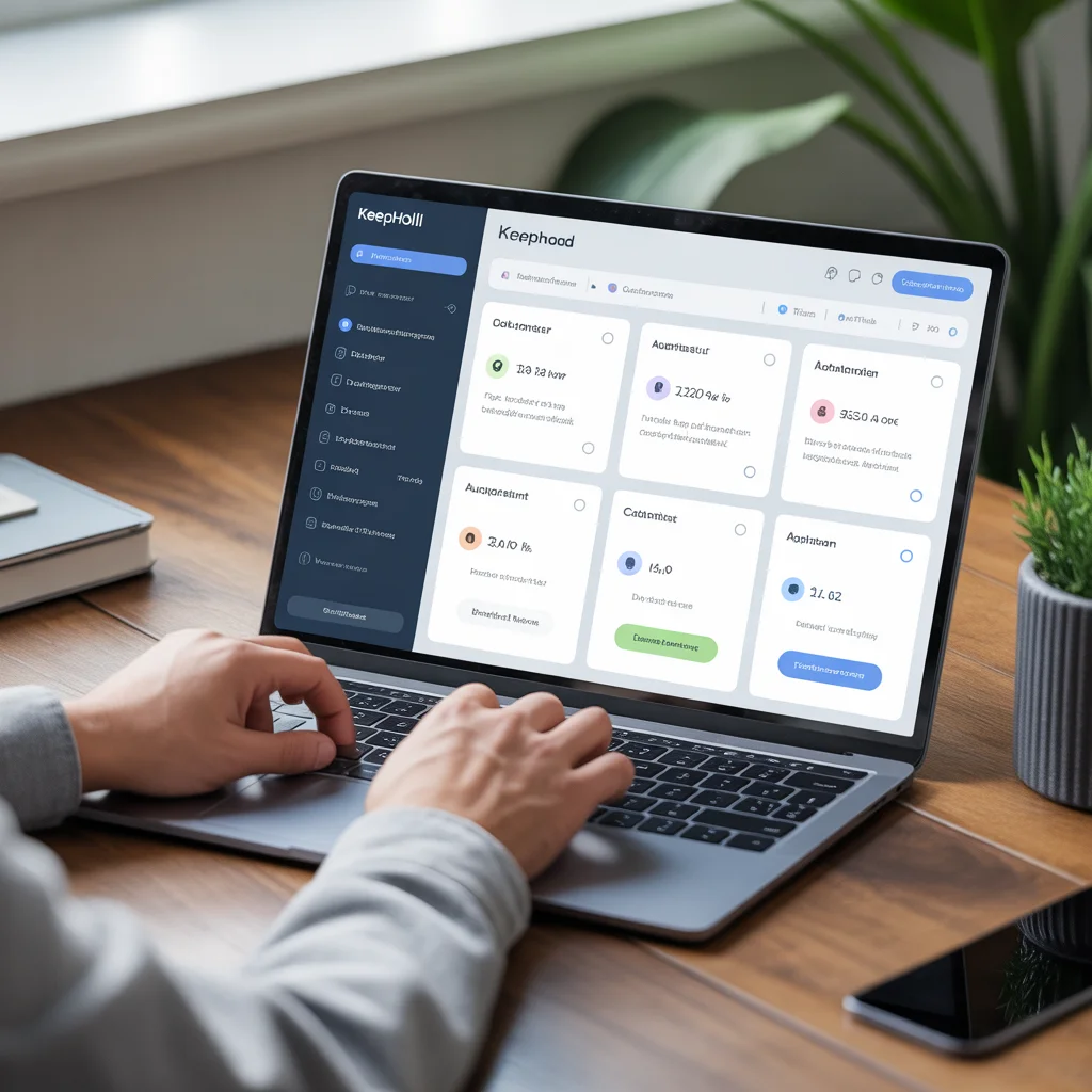 ideogram v3.0 Software keepho5ll step by step usage tutorial user working on laptop with dashb 0
