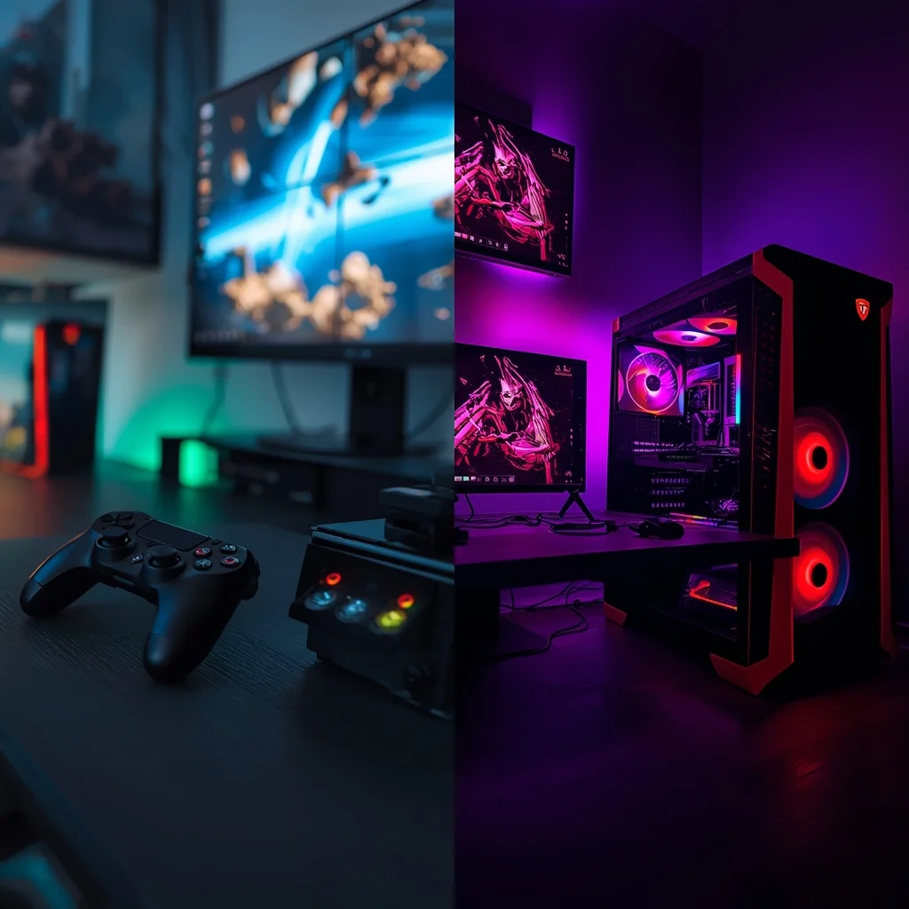 lucid origin eurogamersonline.com console gaming vs pc gaming comparison scene split screen c 0