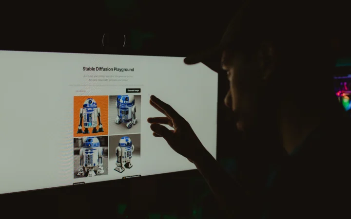 AI image generation for digital visual creation