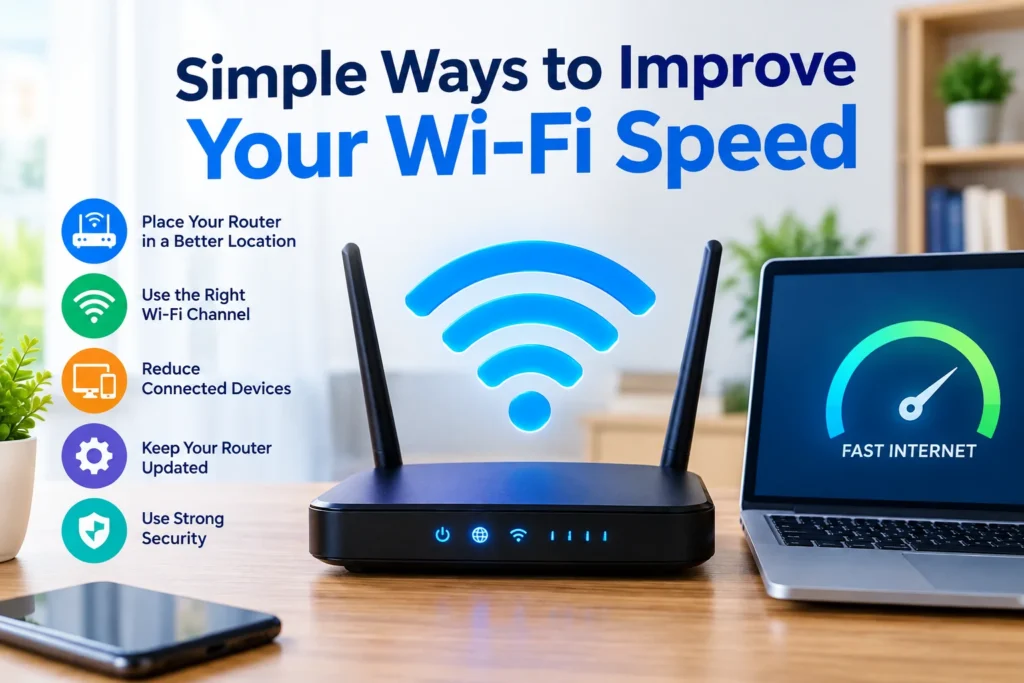 Simple ways to improve Wi-Fi speed with a modern wireless router
