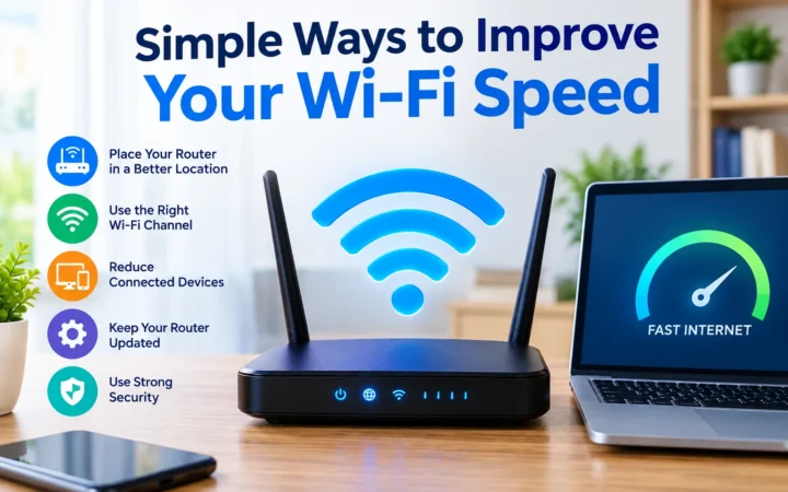 Simple ways to improve Wi-Fi speed with a modern wireless router