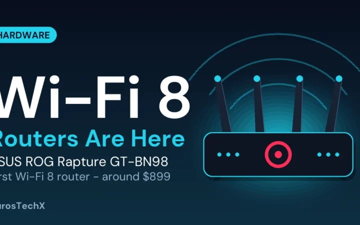 ASUS ROG Rapture GT-BN98, the first Wi-Fi 8 router